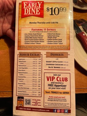 Menu photo 3 Texas Roadhouse Taylors, SC