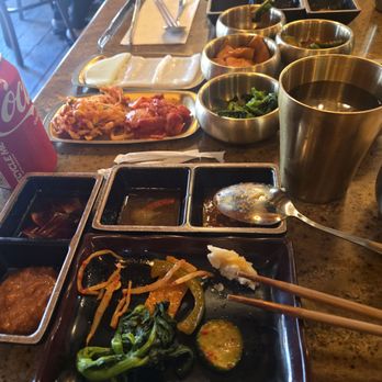 Hae Jang Chon - Banchan, sauces, rice paper, yumsters.. - Korean Near Me - Los Angeles, California Hae Jang Chon - Banchan, sauces, rice paper, yumsters.. - Korean Near Me - Los Angeles, California