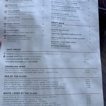 The Fitzroy - Drink menu - Gastropubs Near Me - Savannah, Georgia