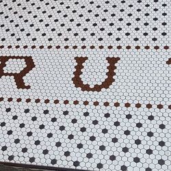 The Ruth By Beau Monde - Beautiful tile floor in front of the bar