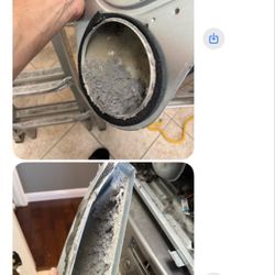 SmartFix - More pictures of dryer taken apart offering to clean for $225