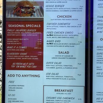 Super Duper Burgers - Menu Aug 2025 - Burgers Near Me - Roseville, California