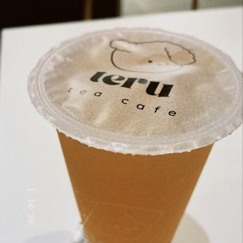 Teru Tea Cafe - Mango Green Tea w/ Lychee Jelly - Coffee & Tea Near Me - Las Vegas, Nevada Teru Tea Cafe - Mango Green Tea w/ Lychee Jelly - Coffee & Tea Near Me - Las Vegas, Nevada