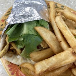 Chicken Gyro Sandwich Chicken Gyro Sandwich