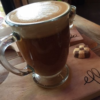 Ella Cafe - Latte with macadamia nut milk. Delicious! ($5) - Coffee & Tea Near Me - Plantation, Florida Ella Cafe - Latte with macadamia nut milk. Delicious! ($5) - Coffee & Tea Near Me - Plantation, Florida
