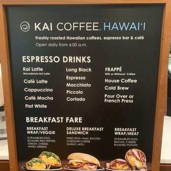 Kai Coffee - Menu - Coffee & Tea Near Me - Honolulu, Hawaii Kai Coffee - Menu - Coffee & Tea Near Me - Honolulu, Hawaii