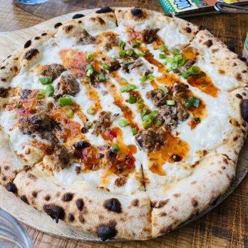 Exit 4 Food Hall - Crispy Duck Pizza - Pizza Near Me - Mount Kisco, New York