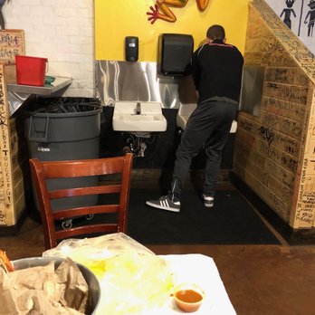 Angry Crab Shack - Hand washing station. - Seafood Near Me - Tucson, Arizona