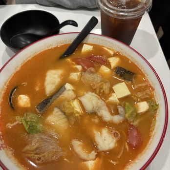 Grains Fish Noodle - Fish grains noodles in tomato soup, yummy! - Noodles Near Me - Markham, Ontario Grains Fish Noodle - Fish grains noodles in tomato soup, yummy! - Noodles Near Me - Markham, Ontario