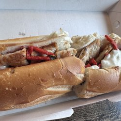 Rustoni's Pizza - Grilled Chicken with Prosciutto and mozzarella sandwich