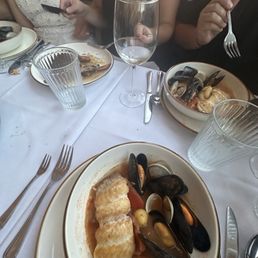 Seafood entree option (end of summer menu)