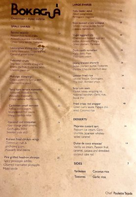 Menu photo 4 Bokaguá Bronx, NY