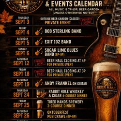 Tennessee Avenue Beer Hall - September is bringing live music, special dinners, Oktoberfest fun, pro wrestling & more to Tennessee Avenue Beer Hall!