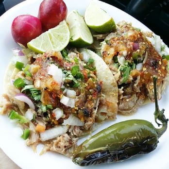 Mi Tierra Carniceria - carnitas tacos with everything - Grocery Near Me - Sacramento, California