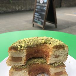 Salted Caramel with Pistachio Crodough (£3) Salted Caramel with Pistachio Crodough (£3)