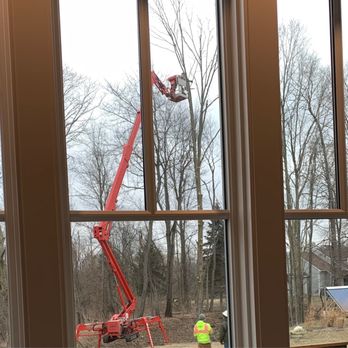 J & J Tree Trimming - Working the tree down safely - Tree Services Near Me - Tecumseh, Michigan