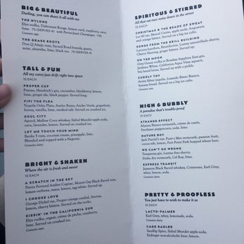 Charmaine’s - Drinks menu (everything is delicious) 11/2017 - Lounges Near Me - San Francisco, California Charmaine’s - Drinks menu (everything is delicious) 11/2017 - Lounges Near Me - San Francisco, California