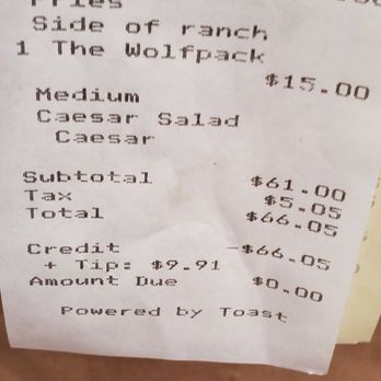 Tribeca Tavern - Proof I ordered a side - American Near Me - Cary, North Carolina