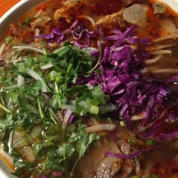 CO - Bun Bo Hue. So good! Flavor on point but SOOO spicy! Meats & noodles needs to be cooked a little bit more, slightly tough. - Vietnamese Near Me - Charlotte, North Carolina