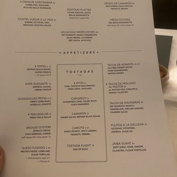 Cantina Contramar  - Menu - Seafood Near Me - Las Vegas, Nevada