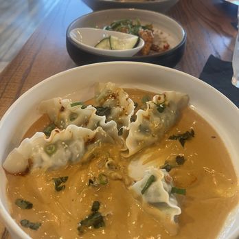 Little Riot - Special Thai Curry Pork Gyoza - Wine Bars Near Me - Omaha, Nebraska Little Riot - Special Thai Curry Pork Gyoza - Wine Bars Near Me - Omaha, Nebraska