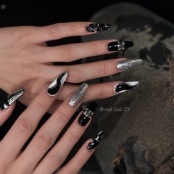 Nail Club 20 - Gel X extension with design.
Please call or text us at 626-316 -9903 for an appointment. Check us on Instagram: Nailclub20