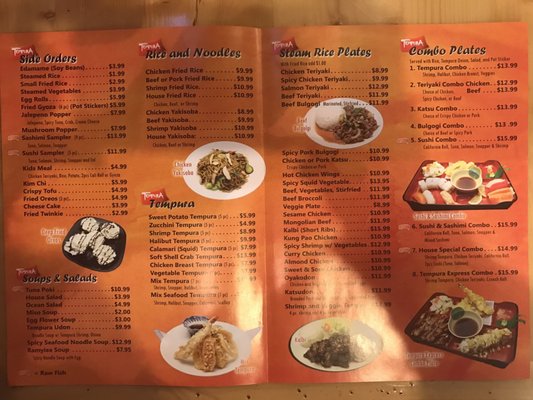 Menu photo 3 Tempura Express Anchorage, AK