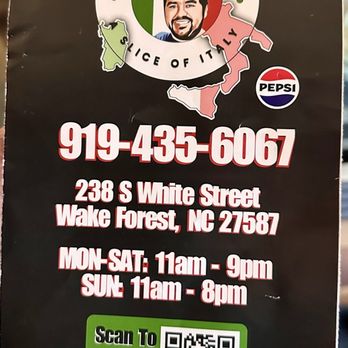George’s Pizzeria - Menu cover - Italian Near Me - Wake Forest, North Carolina