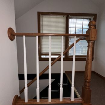 Peter Painting - After installing railing, staining and painting - Painters Near Me - Staten Island, New York Peter Painting - After installing railing, staining and painting - Painters Near Me - Staten Island, New York