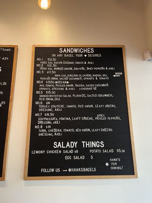Menu photo 5 Hank's Bagels Calabasas, CA