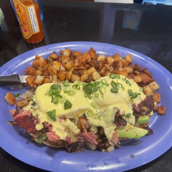 J & M Diner - Eggs Benedict with House made Corned beef hash - Breakfast & Brunch Near Me - Framingham, Massachusetts J & M Diner - Eggs Benedict with House made Corned beef hash - Breakfast & Brunch Near Me - Framingham, Massachusetts