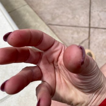 Lee Spa Nails - Residue from SMS dipping on fingers and sloppy sloppy work! I asked for a chrome finish- within 2 days chrome chipped off the TOP !!! - Nail Salons Near Me - Corona, California Lee Spa Nails - Residue from SMS dipping on fingers and sloppy sloppy work! I asked for a chrome finish- within 2 days chrome chipped off the TOP !!! - Nail Salons Near Me - Corona, California