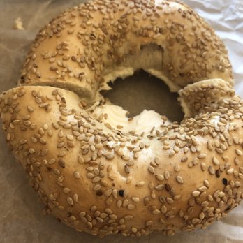 K & A Bagel Cafe - Sesame bagel with cream cheese - Bagels Near Me - Cherry Hill, New Jersey K & A Bagel Cafe - Sesame bagel with cream cheese - Bagels Near Me - Cherry Hill, New Jersey