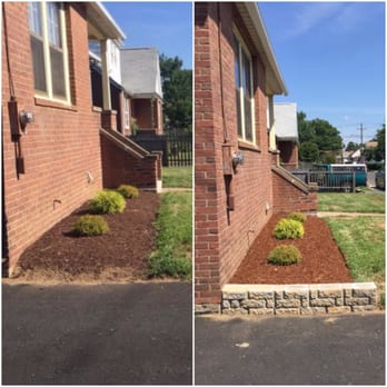 Cjay's Landscaping - Retaining Wall Installation, Hickory Mulch, Edging. - Landscaping Near Me