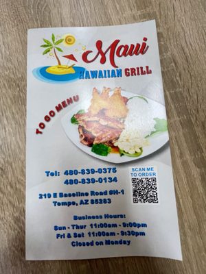 Menu photo 4 Maui Hawaiian Grill Tempe, AZ Menu photo 4 Maui Hawaiian Grill Tempe, AZ