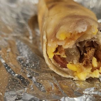 Los Tacos No. 1 - Bacn egg cheese potato burrito (California)! - Tacos Near Me - New York, New York