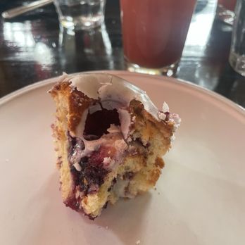 Prima - Cross section of the blueberry breakfast roll - Wine Bars Near Me - Boston, Massachusetts