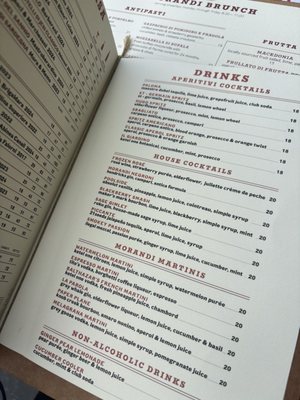 Menu photo 1 Morandi New York, NY Menu photo 1 Morandi New York, NY