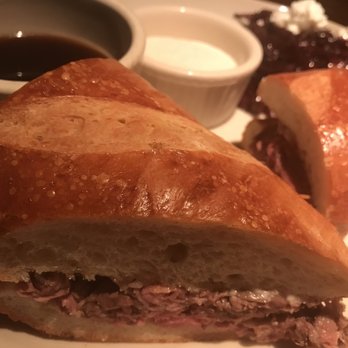 Houston's Restaurant - Famous French Dip Au Jus Famous French Dip Au Jus - Steakhouses Near Me - Pasadena, California