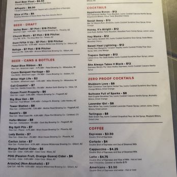 Steadfast Diner - Cocktails - Salad Near Me - Mesa, Arizona