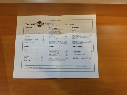 Menu photo 2 The Halal Spot Old Bridge Township, NJ Menu photo 2 The Halal Spot Old Bridge Township, NJ