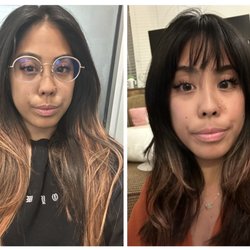 La Coupe de Venus - Before (left) and After (right)