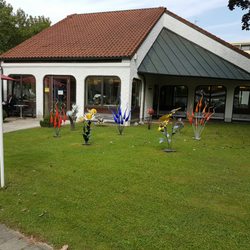 Bäcker Bachmeier - Glasbläserei im Garten