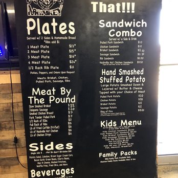 Smoke Monkey - Menu - Barbeque Near Me - Rockwall, Texas Smoke Monkey - Menu - Barbeque Near Me - Rockwall, Texas