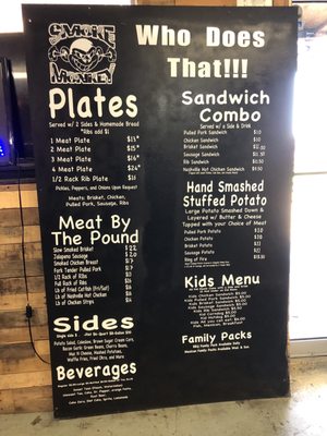Menu photo 3 Smoke Monkey Rockwall, TX