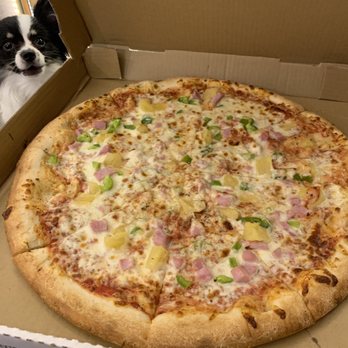 The Dough Shack - Hawaiian pizza with green peppers added. Our pup was very excited about this pizza! - Pizza Near Me - Rodanthe, North Carolina The Dough Shack - Hawaiian pizza with green peppers added. Our pup was very excited about this pizza! - Pizza Near Me - Rodanthe, North Carolina