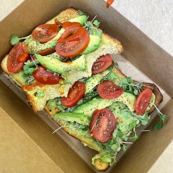 V Cafe - avocado toast - Coffee & Tea Near Me - Long Beach, California