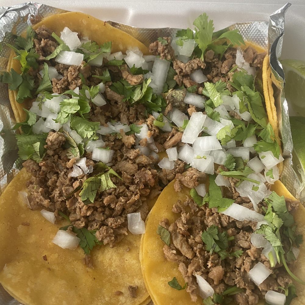 Los Tacos - Katy - two tacoss in a styrofoam container - Food Trucks Near Me - Katy, Texas Los Tacos - Katy - two tacoss in a styrofoam container - Food Trucks Near Me - Katy, Texas
