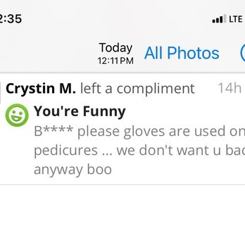 Lavish Pedi & Spa - This is the unprofessional response from the salon after I posted the review. The business is dirty, and the owner is unprofessional! - Nail Salons Near Me - Saint Louis, Missouri