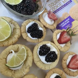 Goodness Gracious Cookies - Make Sugar Cookie Cups With Our Sugar Cookie Mix. Fill With Whipped Cream & Fresh Fruit!